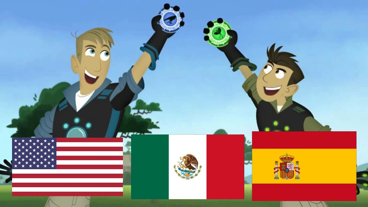 Aventuras con los Kratt  Intro - Inglés vs Latino vs Español