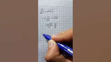 derivada de 2cot(sqrt(x)) #maths #derivadas #mathematica