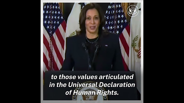 VP Harris: We are rejoining the Human Rights Council