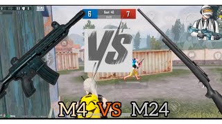 MY M4 VS HIS M24 | 1V1 TDM CHALLENGE| PJ PRASHUK GAMER