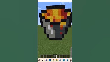 Lava Bucket - Pixel Art! #shorts #minecraft #pixelart