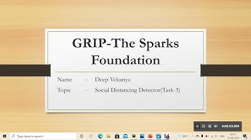 Social Distancing detector