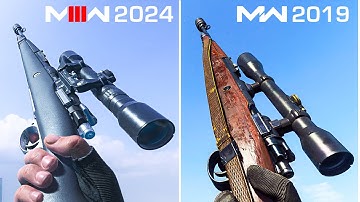 Modern Warfare 3 vs Modern Warfare 2019 - Weapons Comparison