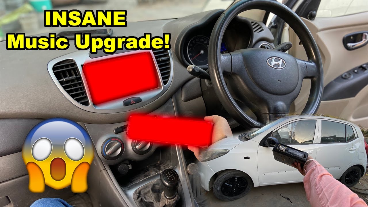 Installing 7 inch Android Unit In Hyundai I10 Old 😱Pioneer Touch Screen |  (PART - 5) 😱 - YouTube