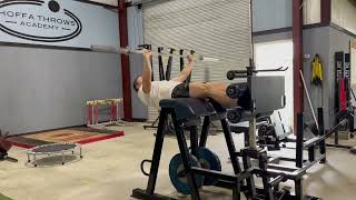 How to: Snatch Grip Overhead Barbell GHD Sit Up