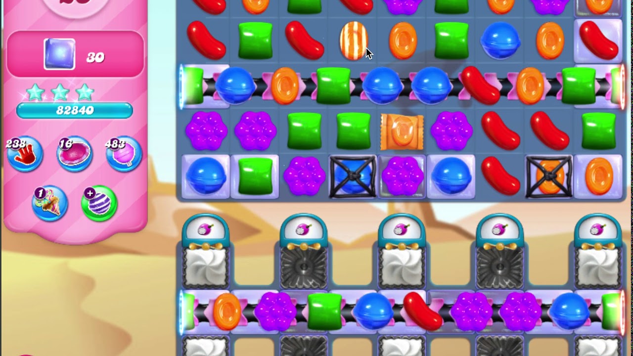 Candy Crush Level 3266 (no boosters, 3 stars) YouTube
