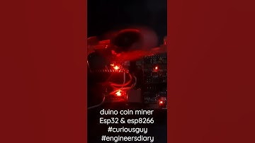 Duino Coin miner  #esp32 #esp8266 #blockchain #diy #electronic#arduino #india #cryptocurrency