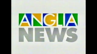 ITV Anglia.  Anglia News Bulletin.  Friday 13th March 1992.