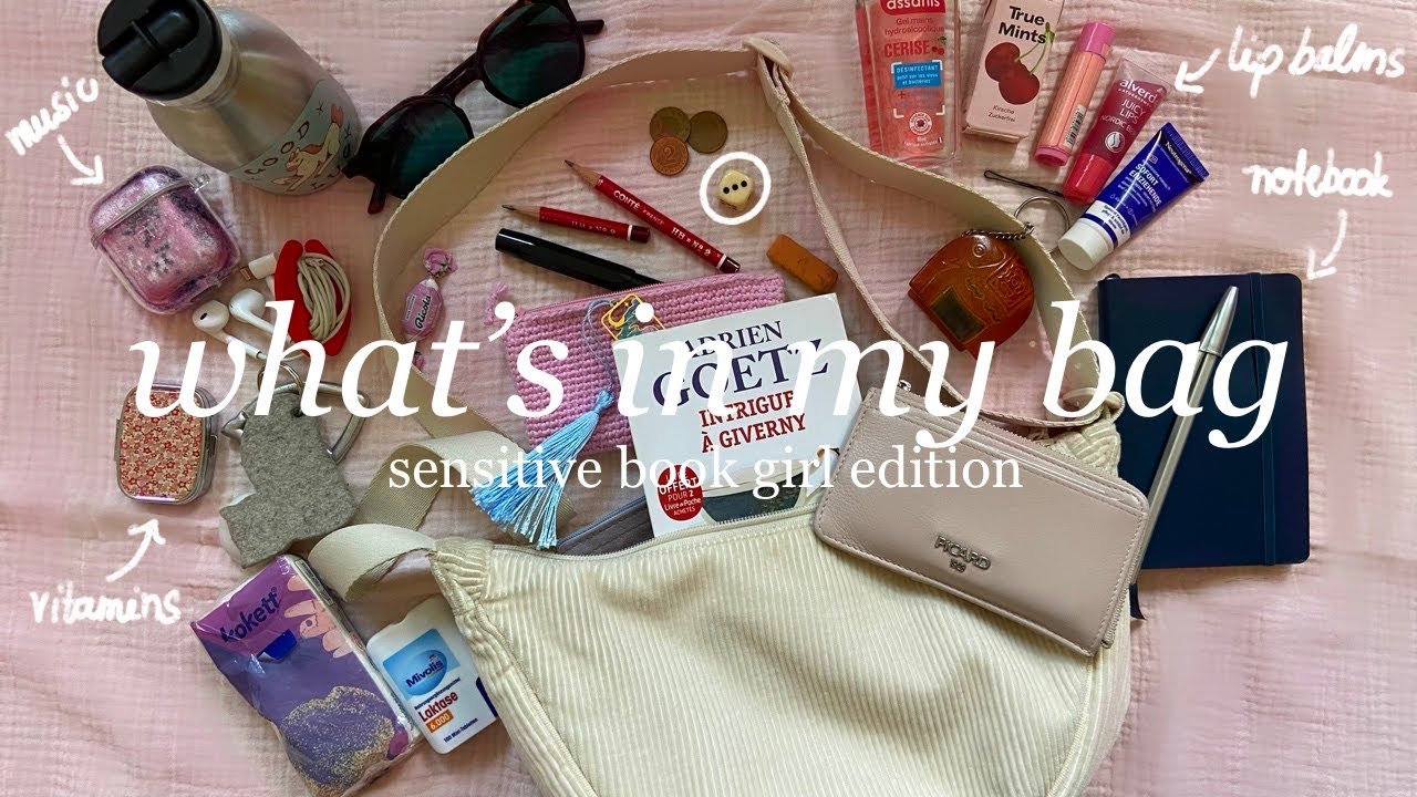 WHAT’S IN MY BAG? ✨ essentials, favorites & trinkets - cross body bag of a highly sensitive person