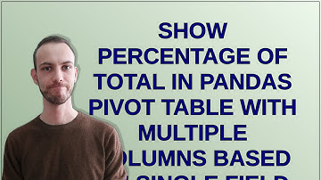 Show percentage of total in pandas pivot table with multiple columns based on single field in dat...