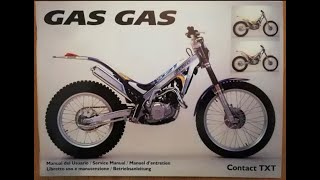 Gas Gas Trials motorcycle video service manual (2000 and older