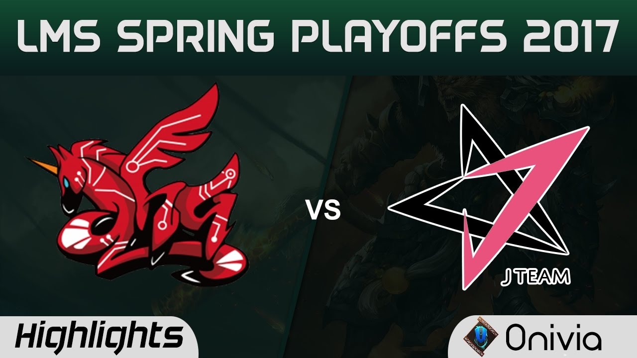AHQ vs JT Highlights Game 2 LMS 精華 春季職業聯賽 2017 Playoffs AHQ Esports vs J Team