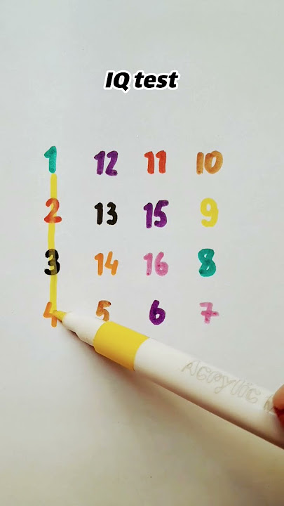 Draw a starlight with numbers 1 to 16 #drawing #line #maths #quiz #shorts