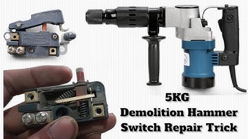 5kg demolition hammer switch repair || demolition hammer switch repair  #demolitionhammer