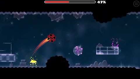 Geometry Dash Ice Gauntlet level 1: Amplification: 3 coins