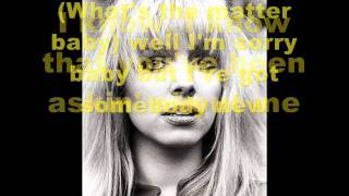 Video thumbnail of "Ellen Foley - What's a matter baby - Lyrics.wmv"