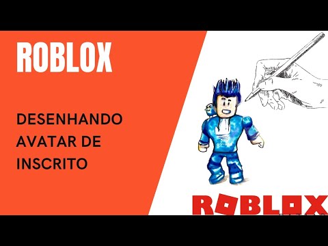 Como DESENHAR ROBLOX - Avatar de INSCRITO 