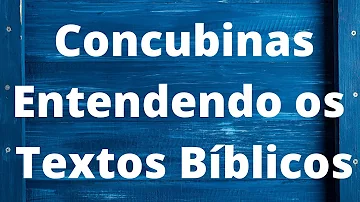 O que fazia uma concubina?