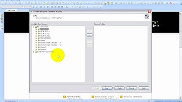 Crystal Report / Connection ODBC