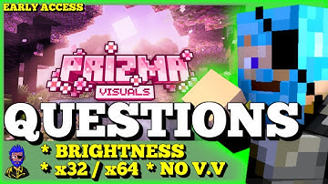 Prizma Visuals Texture Pack Details ¦ Brightness ¦ Fancy Graphics ¦ x16 OR x32 ¦ Daz Man ¦ Minecraft