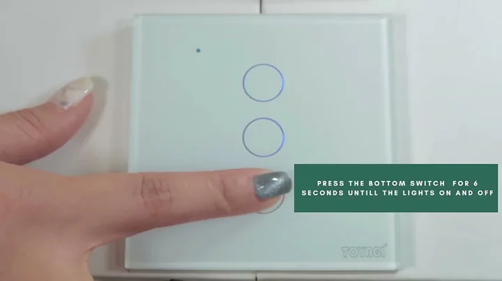 HOW TO RESET/ SETUP MODE TOYAGI SMART SWITCH