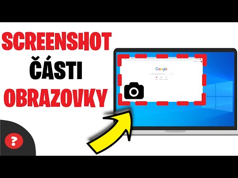 Jak VYFOTIT ČÁST OBRAZOVKY ve WINDOWS | Návod | WIN 10 / PC