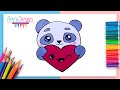 Cómo dibujar un PANDA kawaii - ideas de dibujos fáciles