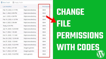 Change WordPress file permissions with Custom codes #WordPress 94