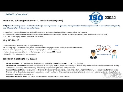 ISO 20022 Overview - What and Why it is essential - All u need to know ...