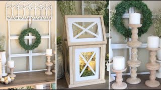 FARMHOUSE DOLLAR TREE  DIY DECOR SPRING 2018