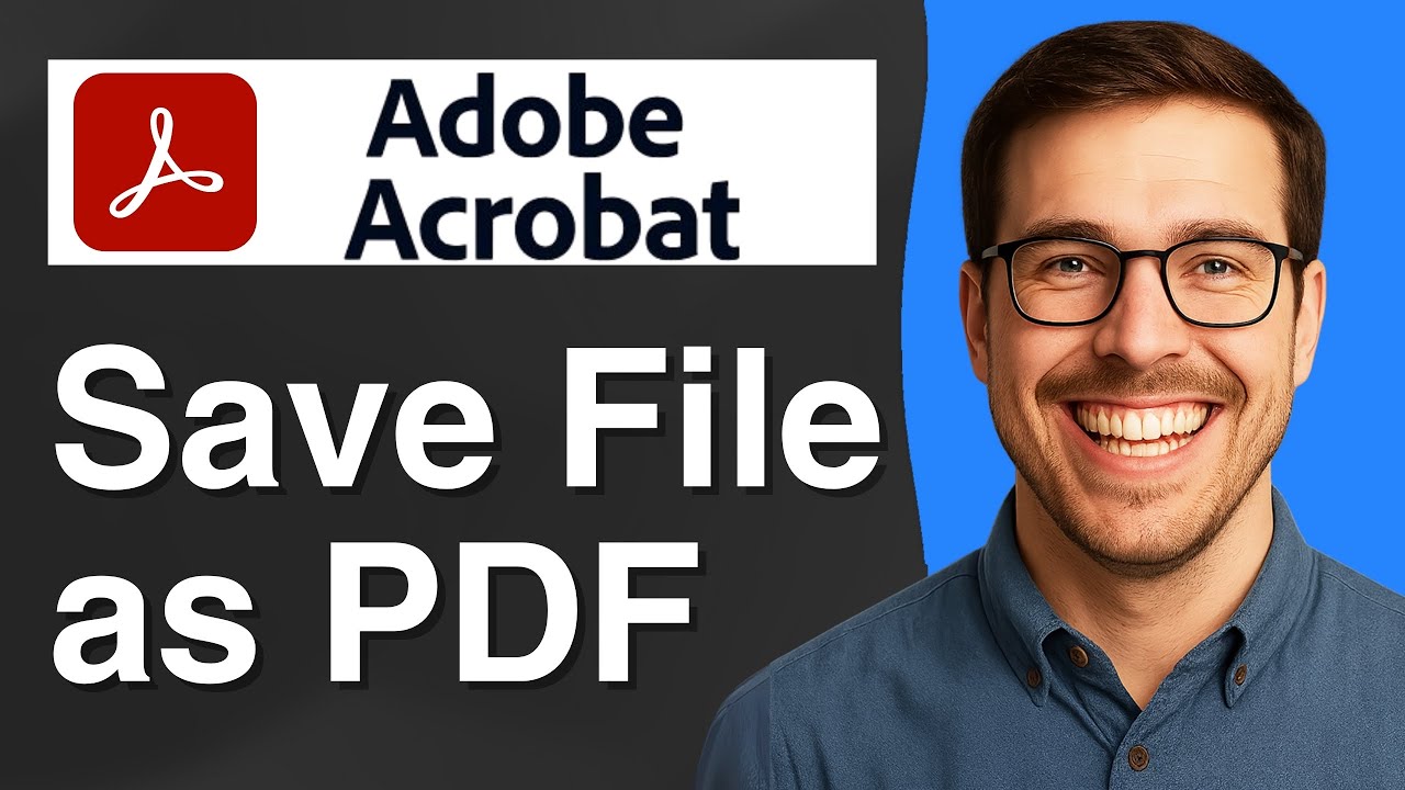 How to save Adobe Acrobat file as PDF [2026 Easy Guide] - YouTube