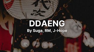 Ddaeng [ 땡 ] by BTS [ Suga, RM, J-Hope ] - English Lyrics Resimi