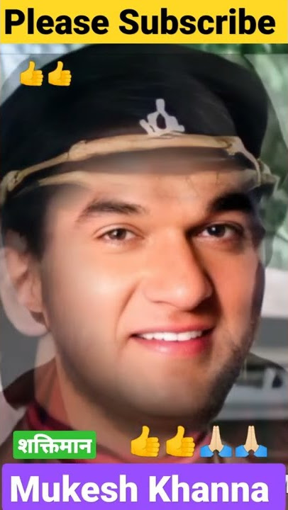 शक्तिमान vs मुकेश (Mukesh Khanna) journey of life amazing transformation India's first super Hero #@