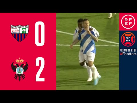 RESUMEN | Extremadura UD 0-2 CF Talavera de la Reina | PrimeraRFEF | Jornada 20 | Grupo 1
