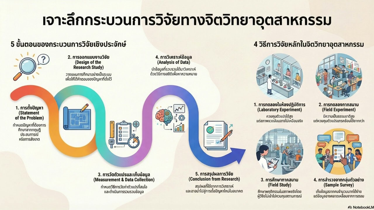 PSY2401-2 วิธีการศึกษาและวิจัยทางจิตวิทยาอุตสาหกรรม