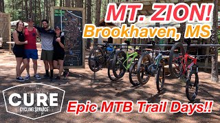Mt. Zion in Brookhaven is one of Mississippi's BEST Mountain Biking trails HANDS DOWN!!