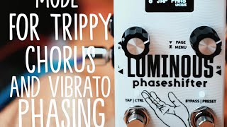 New!  Alexander Pedals: Luminous Phaseshifter (STEREO DEMO) Taking phasing to a new level!!