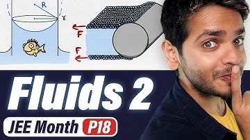 JEE Month P18 Surface Tension with PYQs | Fluid Mechanics | Vikrant Kirar