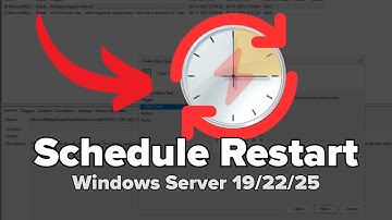 How to Schedule a Restart - Windows Server with Task Scheduler (2025 Guide)