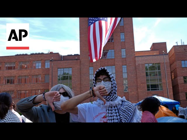 Police clearing pro-Palestinian tent encampment at George Washington University, dozens arrested