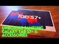 Unboxing Samsung Galaxy Tab S7+ & Accessories