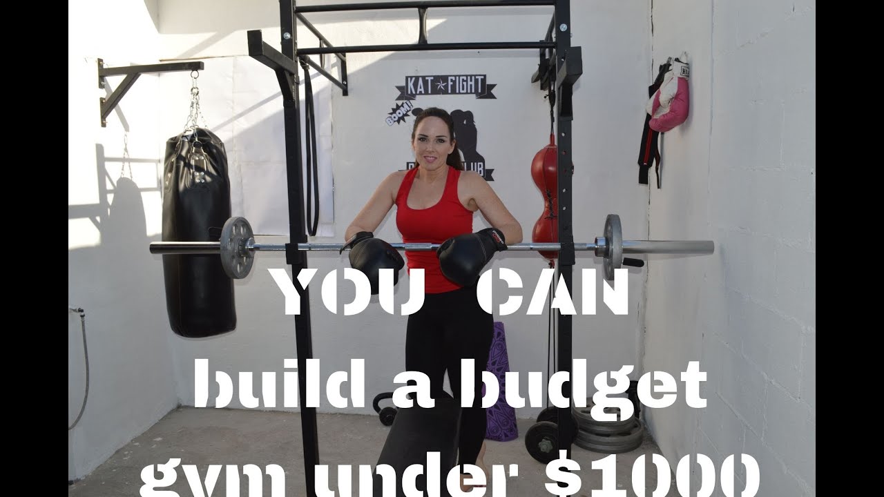 Garage Gym Power Budget Gym under $1000 - YouTube