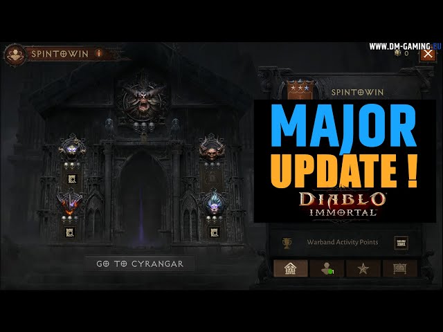 First Major Diablo Immortal Update Forgotten Nightmares on September 27 -  New Dungeon, Ancestral Weapons, Warband Rooms, And Much More : r/ DiabloImmortal