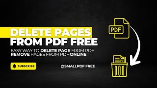 Delete Pages from PDF Free – Easy Way to Delete Page from PDF or Remove Pages from PDF Online