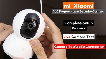 Mi 360 Home Security Camera 1080p Unboxing and Set up | Connect to Mobile | Camera Overview