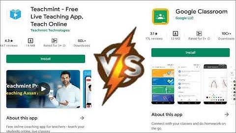 Teachmint vs Google Classroom Comparison | Which App is Better | Online Teaching Apps #Teachmint