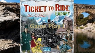 Ticket to Ride: Europe: Game Play 1