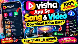 🔥 How to Download Songs & Videos Using Visha App? | Easy Method 2026