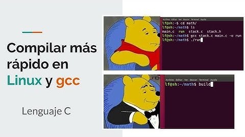 Compilar mas rápido en Linux y gcc usando la terminal