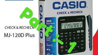 Know your Casio calculator. All functions explained    Part :- 1